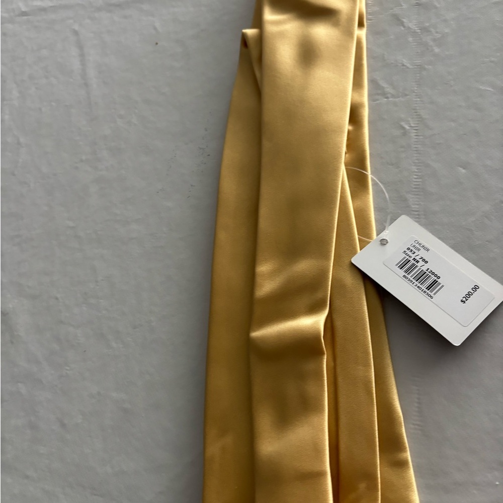 Stefano Ricci Gold Satin Tie